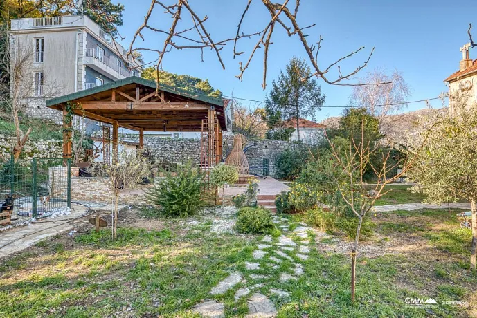 Stunning Stone Villa in Prčanj with Panoramic Bay Views